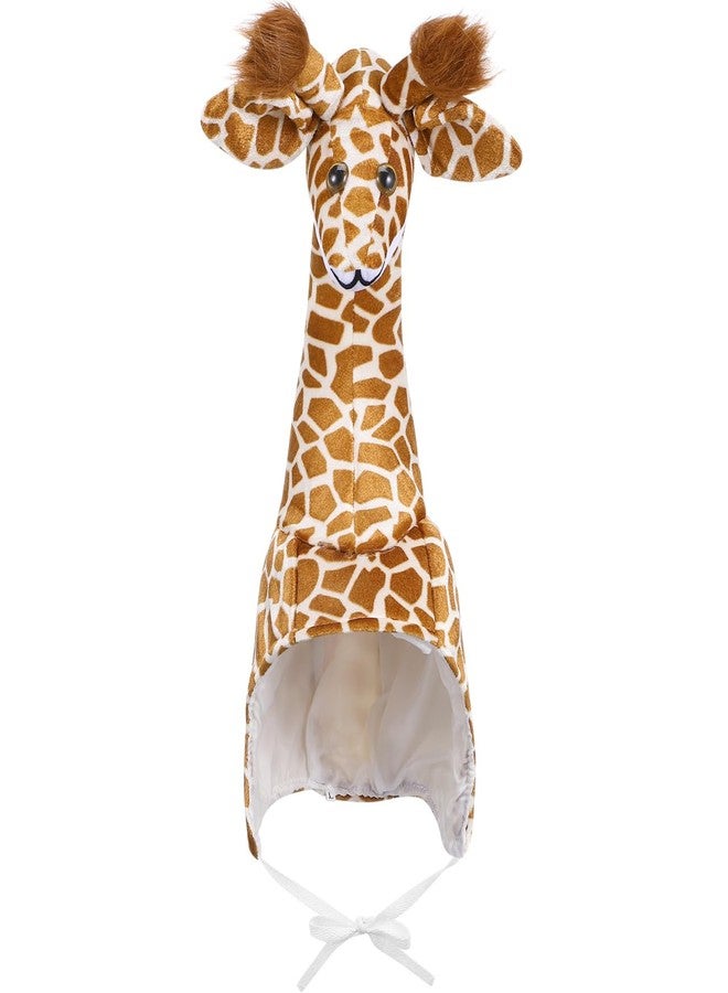 Alasum Giraffe Costume Hat Animal Cap for Kids Parent Child Interactive Performance Dress up Accessory 20.47In - Image 1